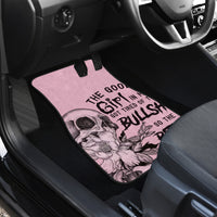 The Good Girl In Me Got Tired Skull Car Mats - Wonder Print Shop