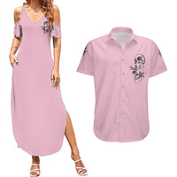 The Good Girl In Me Got Tired Skull Couples Matching Summer Maxi Dress and Hawaiian Shirt - Wonder Print Shop