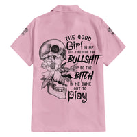 The Good Girl In Me Got Tired Skull Family Matching Summer Maxi Dress and Hawaiian Shirt - Wonder Print Shop