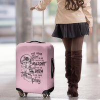 The Good Girl In Me Got Tired Skull Luggage Cover - Wonder Print Shop