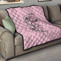 The Good Girl In Me Got Tired Skull Quilt - Wonder Print Shop