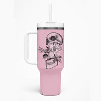 The Good Girl In Me Got Tired Skull Tumbler With Handle - Wonder Print Shop