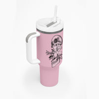 The Good Girl In Me Got Tired Skull Tumbler With Handle - Wonder Print Shop