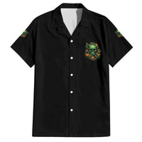 Your Demons Hide Under Your Bed Skull Halloween Family Matching Puletasi Dress and Hawaiian Shirt - Wonder Print Shop