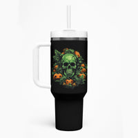 Your Demons Hide Under Your Bed Skull Halloween Tumbler With Handle - Wonder Print Shop