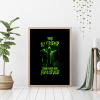You My Friend Should Have Been Swallowed Halloween Canvas Wall Art - Wonder Print Shop