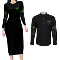 You My Friend Should Have Been Swallowed Halloween Couples Matching Long Sleeve Bodycon Dress and Long Sleeve Button Shirt - Wonder Print Shop