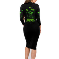 You My Friend Should Have Been Swallowed Halloween Family Matching Long Sleeve Bodycon Dress and Hawaiian Shirt - Wonder Print Shop