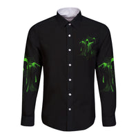 You My Friend Should Have Been Swallowed Halloween Long Sleeve Button Shirt - Wonder Print Shop