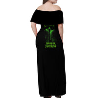 You My Friend Should Have Been Swallowed Halloween Off Shoulder Maxi Dress - Wonder Print Shop