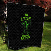 You My Friend Should Have Been Swallowed Halloween Quilt - Wonder Print Shop