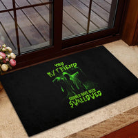 You My Friend Should Have Been Swallowed Halloween Rubber Doormat - Wonder Print Shop