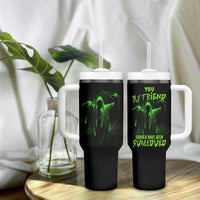 You My Friend Should Have Been Swallowed Halloween Tumbler With Handle - Wonder Print Shop