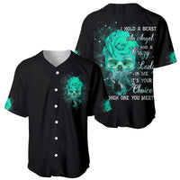 I Hold A Beast An Angel Crazy Lady In Me Baseball Jersey - Wonder Print Shop