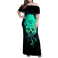 I Hold A Beast An Angel Crazy Lady In Me Family Matching Off Shoulder Maxi Dress and Hawaiian Shirt - Wonder Print Shop