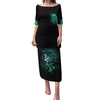 I Hold A Beast An Angel Crazy Lady In Me Family Matching Puletasi Dress and Hawaiian Shirt - Wonder Print Shop