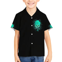 I Hold A Beast An Angel Crazy Lady In Me Kid Hawaiian Shirt - Wonder Print Shop