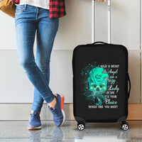 I Hold A Beast An Angel Crazy Lady In Me Luggage Cover - Wonder Print Shop