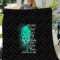 I Hold A Beast An Angel Crazy Lady In Me Quilt - Wonder Print Shop