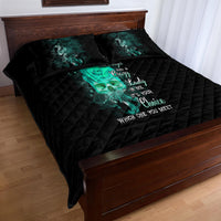 I Hold A Beast An Angel Crazy Lady In Me Quilt Bed Set - Wonder Print Shop