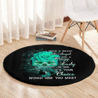 i-hold-a-beast-an-angel-crazy-lady-in-me-round-carpet