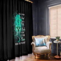 I Hold A Beast An Angel Crazy Lady In Me Window Curtain - Wonder Print Shop