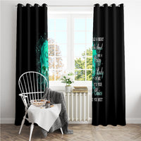 I Hold A Beast An Angel Crazy Lady In Me Window Curtain - Wonder Print Shop