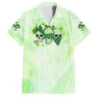 Stuck Between Idk Idc And Idgaf Rose Skull Patrick's Day Hawaiian Shirt - Wonder Print Shop