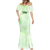 Stuck Between Idk Idc And Idgaf Rose Skull Patrick's Day Mermaid Dress - Wonder Print Shop