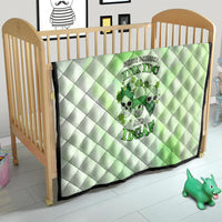 Stuck Between Idk Idc And Idgaf Rose Skull Patrick's Day Quilt - Wonder Print Shop