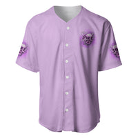 Yes I'm A B But Not Yours Purple Baseball Jersey - Wonder Print Shop