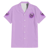 Yes I'm A B But Not Yours Purple Family Matching Mermaid Dress and Hawaiian Shirt - Wonder Print Shop