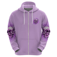 Yes I'm A B But Not Yours Purple Hoodie - Wonder Print Shop