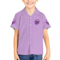 Yes I'm A B But Not Yours Purple Kid Hawaiian Shirt - Wonder Print Shop