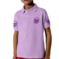 Yes I'm A B But Not Yours Purple Kid Polo Shirt - Wonder Print Shop