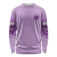 Yes I'm A B But Not Yours Purple Long Sleeve Shirt - Wonder Print Shop