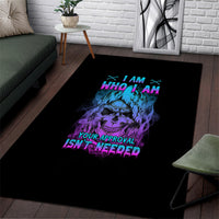 I Am Who I Am Your Approval Isn't Needed Area Rug - Wonder Print Shop