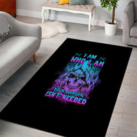 I Am Who I Am Your Approval Isn't Needed Area Rug - Wonder Print Shop