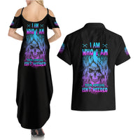 I Am Who I Am Your Approval Isn't Needed Couples Matching Summer Maxi Dress and Hawaiian Shirt - Wonder Print Shop