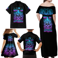 I Am Who I Am Your Approval Isn't Needed Family Matching Off Shoulder Maxi Dress and Hawaiian Shirt - Wonder Print Shop