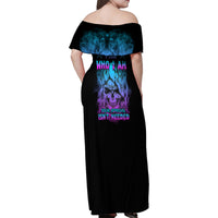 I Am Who I Am Your Approval Isn't Needed Family Matching Off Shoulder Maxi Dress and Hawaiian Shirt - Wonder Print Shop