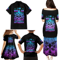 I Am Who I Am Your Approval Isn't Needed Family Matching Puletasi Dress and Hawaiian Shirt - Wonder Print Shop