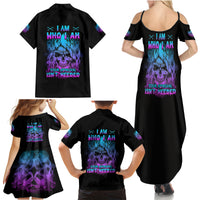 I Am Who I Am Your Approval Isn't Needed Family Matching Summer Maxi Dress and Hawaiian Shirt - Wonder Print Shop