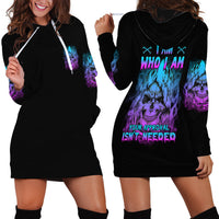 I Am Who I Am Your Approval Isn't Needed Hoodie Dress - Wonder Print Shop