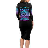 I Am Who I Am Your Approval Isn't Needed Long Sleeve Bodycon Dress - Wonder Print Shop
