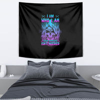 I Am Who I Am Your Approval Isn't Needed Tapestry - Wonder Print Shop