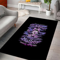 I'm A B I'm A Lover I'm A Crazy Mother Area Rug - Wonder Print Shop