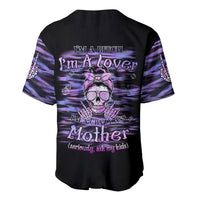 I'm A B I'm A Lover I'm A Crazy Mother Baseball Jersey - Wonder Print Shop