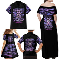 I'm A B I'm A Lover I'm A Crazy Mother Family Matching Off Shoulder Maxi Dress and Hawaiian Shirt - Wonder Print Shop