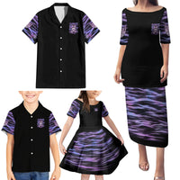 I'm A B I'm A Lover I'm A Crazy Mother Family Matching Puletasi Dress and Hawaiian Shirt - Wonder Print Shop